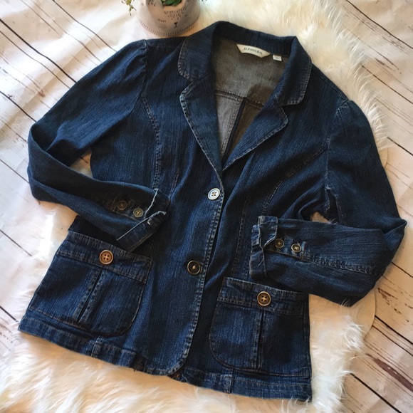 St. John's Bay Jackets & Blazers - Jean Jacket | Back Buttons